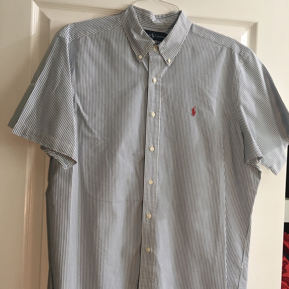 Men’s Polo Short Sleeve Button Down